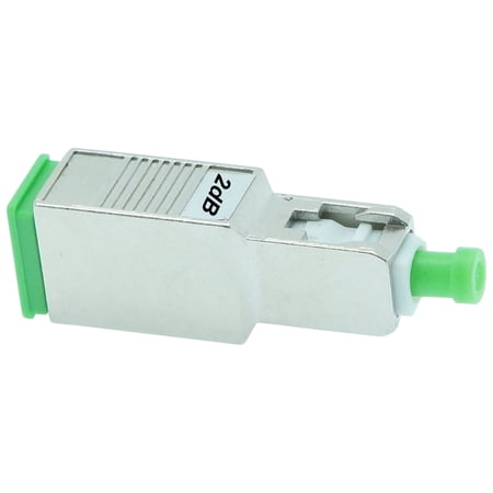 ACCL SC/APC SM Attenuator F-M 2dB Metal Green, 1 Pack