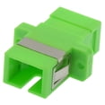 thumbnail image 1 of ACCL SC/APC Singlemode Simplex Fiber Optic Coupler with Flange, Green, 1 Pack, 1 of 1