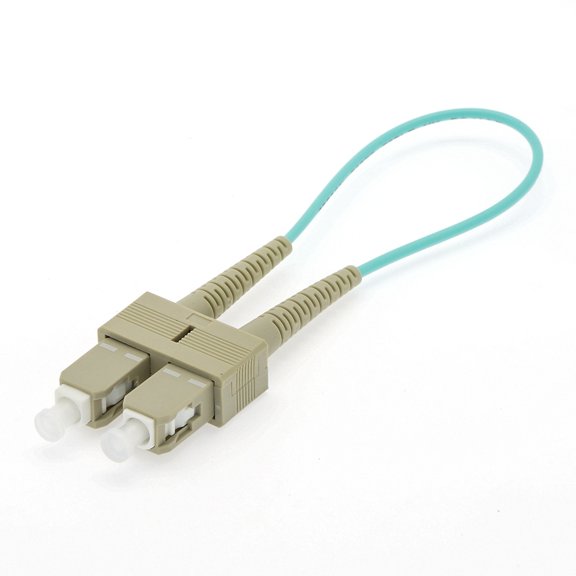 ACCL SC Multimode OM3 50/125 Fiber Optic Loopback Cable, 3 Pack