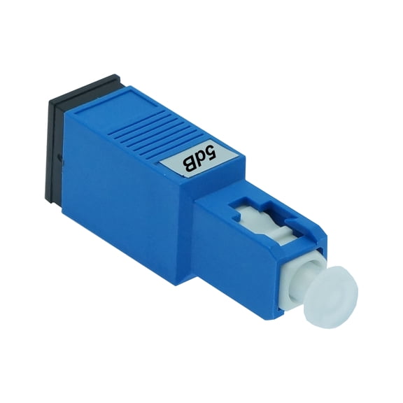 ACCL SC/UPC SM Attenuator F-M 5dB Plastic Blue, 2 Pack