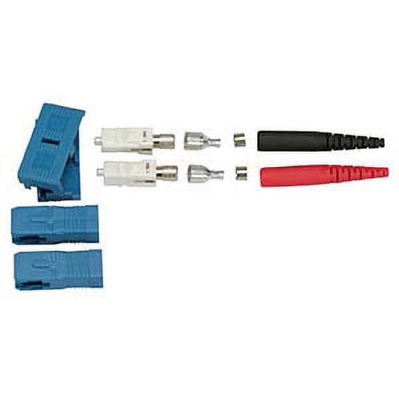 ACCL SC/UPC Singlemode Duplex 2mm Connector Red/Black (10pack), 1 Pack
