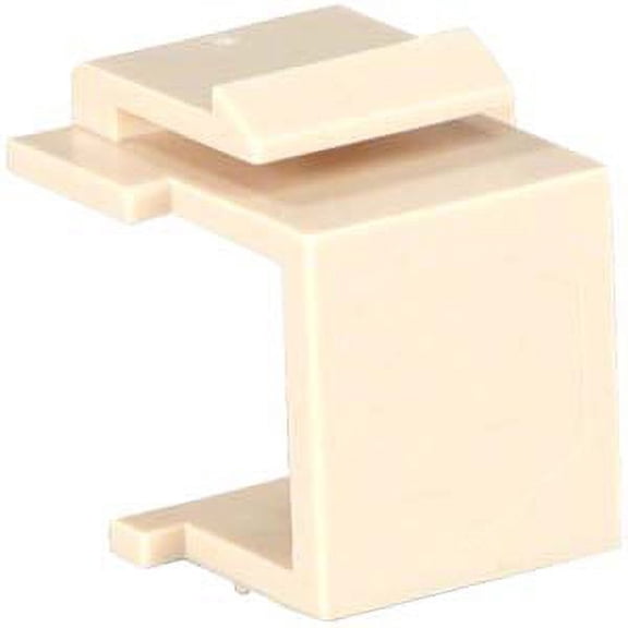 ACCL Snap-in Keystone Wallplate Blank Insert Ivory, 2 Pack