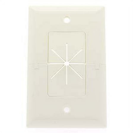 ACCL Split Plate w/Flexible Opening White, 1 Pack