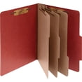 thumbnail image 1 of ACCO 25-Point Pressboard Classification Folders, Legal, 8-Section, Earth Red, 10-Pack, 1 of 2
