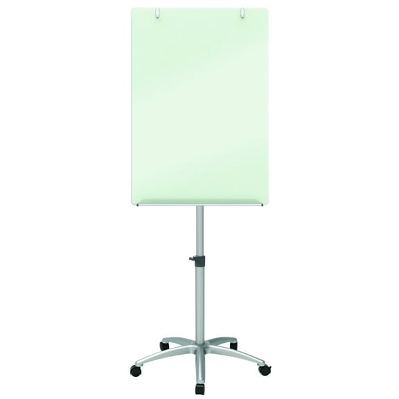Quartet Infinity Glass Dry-Erase Board Presentation Easel, Magnetic and Portable, 24" x 36", Silver Base