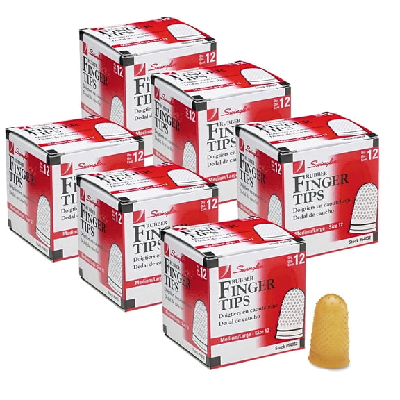 ACCO Finger Tips Size 12 MediumLarge 12Box - Office Supplies