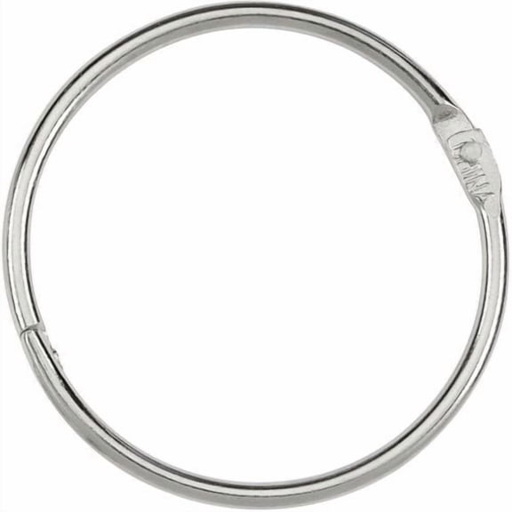 ACCO Loose-Leaf Rings, 125 x Sheet Capacity, Silver, Nickel (A7072201) | 10 Boxes (1000 Total)