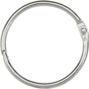 ACCO Metal Book Rings, 1 1/2" Diameter, 100 Rings/Box