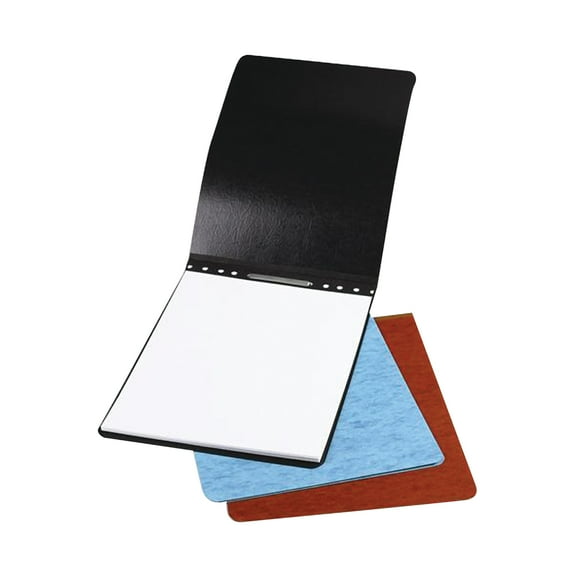 ACCO PRESSTEX Report Covers, Top Binding for Letter Size Sheets, 2 Inch Capacity, Black, 2 Pack (A7022271)