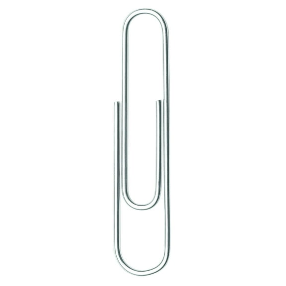 ACCO Premium Paper Clips, Smooth, #1, Silver, 100/Box, 10 Boxes/Pack -ACC72360