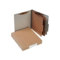 thumbnail image 1 of ACCO Pressboard 25-Pt Classification Folders, Letter, 6-Section, Mist Gray, 10/Box, 1 of 2