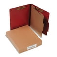 thumbnail image 1 of Acco Pressboard 25-Pt Classification Folders Letter 4-Section Earth Red 10/Box 15034, 1 of 2