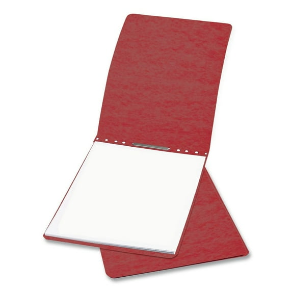 ACCO Presstex Report Cover, Prong Clip, Letter, 2" Capacity, Red