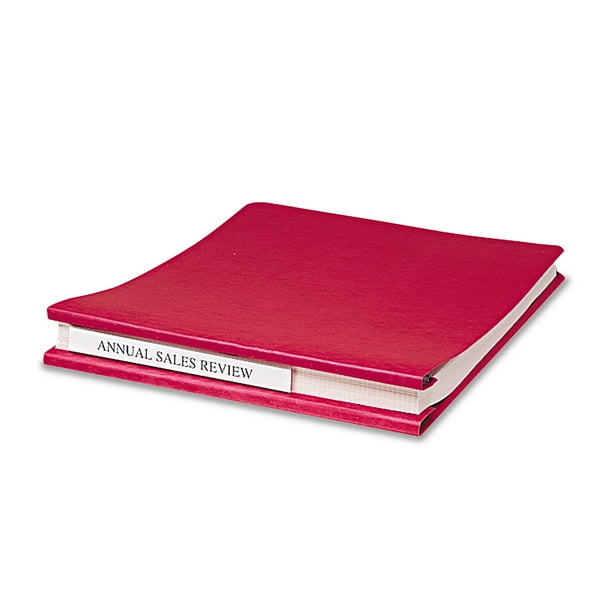 ACCO SelfAdhesive Label Holders for Data Binders, Top/Side, 6 x 1/2, Clear, 10/Box