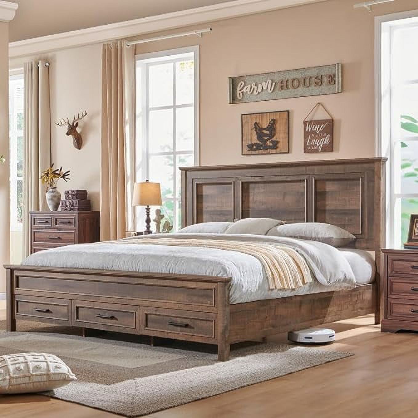 King size bed rails and headboard discount