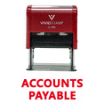 thumbnail image 1 of ACCOUNTS PAYABLE Self Inking Rubber Stamp (Red Ink) - Large, 1 of 1