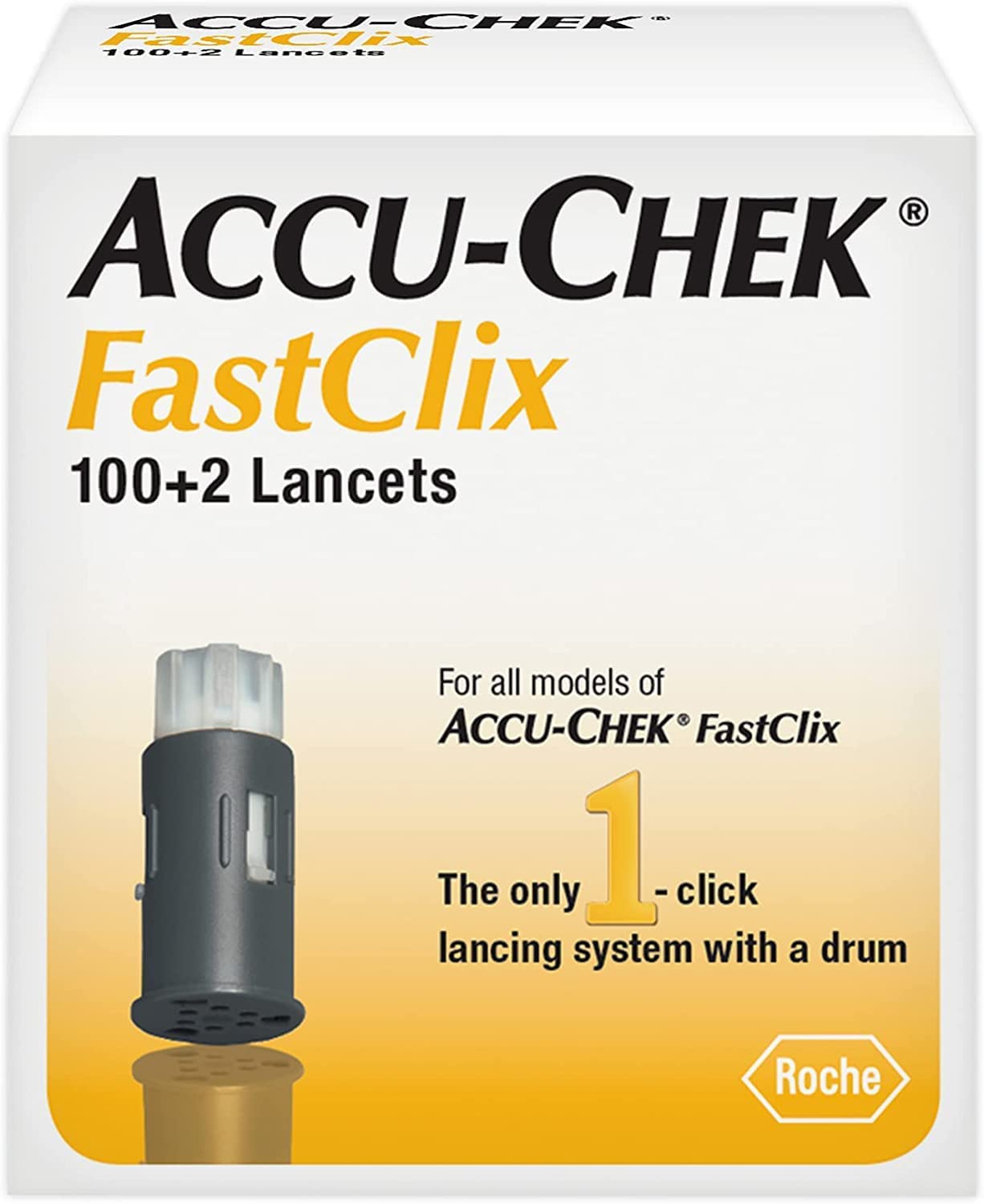 ACCUCHEK FastClix Lancets 102 Each (Pack of 2)
