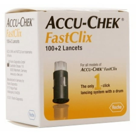 ACCU-CHEK FastClix Lancets 102 Each (Pack of 2)