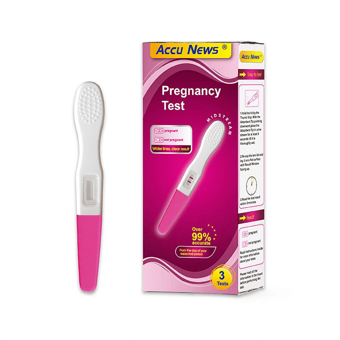 How Much Are Pregnancy Tests At Walmart ACCU NEWS® HCG Pregnancy Test - Walmart.com