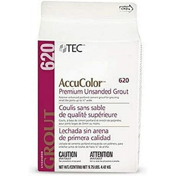 ACCUCOLOR Premium UNSANDED Grout (9.75LB PER Bag) (Charcoal Gray (9.75LBS))$$Tools & Hardware Other