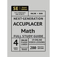thumbnail image 1 of Pre-Owned ACCUPLACER Math Full Study Guide: Complete Math Review, 4 Full Practice Tests, 280 Realistic Questions, Online Flashcards: Complete Math Review, ... Realistic Paperback, 1 of 1