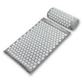 thumbnail image 1 of Health Touch Acupressure Mat and Pillow Set with Carry Bag, Gray, 1 of 7