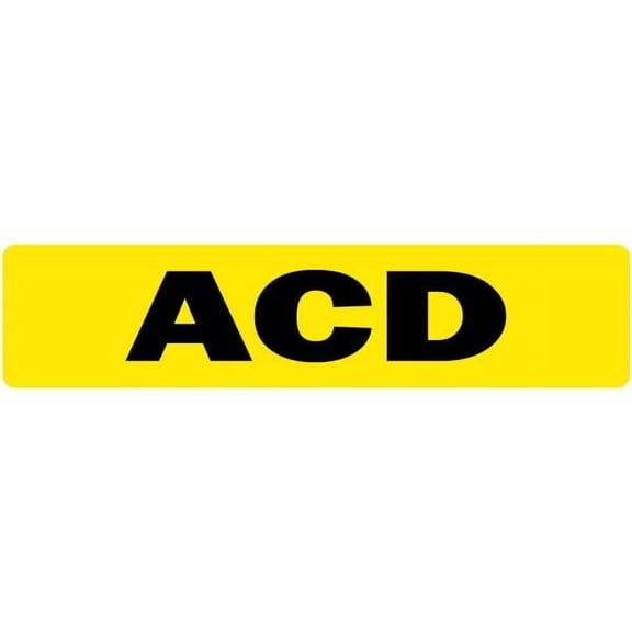 ACD Medical Labels Fluorescent