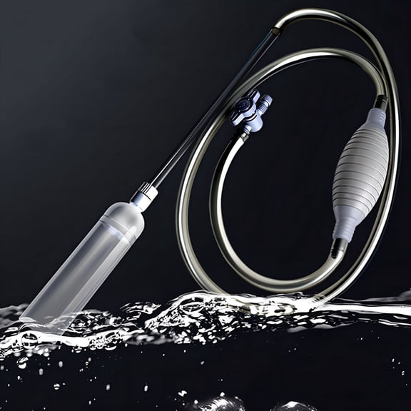 ACDANC 1.5m Easy to operate Aquarium Clean Fish Tank Vacuum Siphon Pump Cleaner Tool