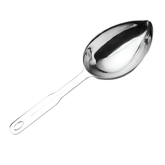 ACDANC 1 Cup Heavy Duty Oval Measuring Spoon Stainless Steel - Measure Spoon for Baking&Cooking Dry and Liquid Ingredients Spoon Metal Measuring Cup Kitchen Gadget