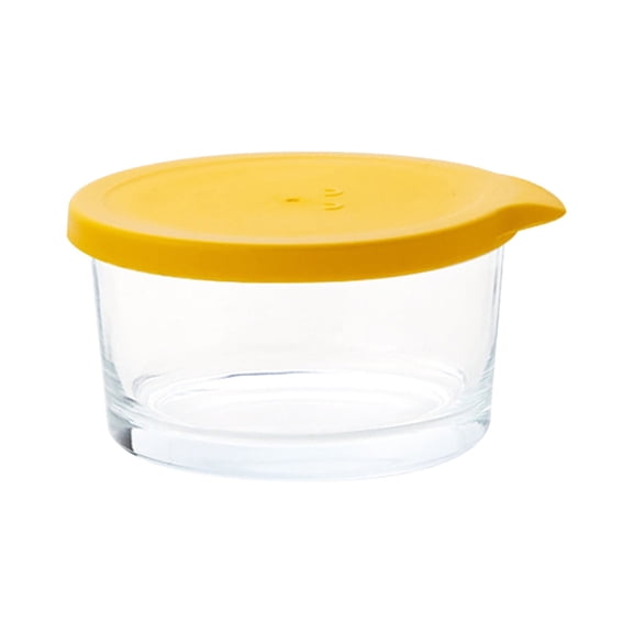 ACDANC 1 Pcs Stackable Glass Bowl,Small Glass Bowls with Airtight Lids,8 oz Clear Custard Cups Small Glass Bowl,Multipurpose Containers for Sauces, Dips, Oatmeal, Candy, Desserts, Cereals