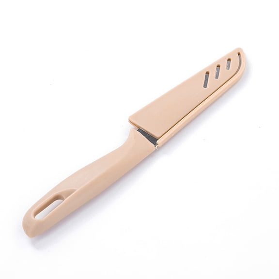 ACDANC 1-Piece Stainless Steel Kitchen Knife- Paring Knife with Cover - Small Kitchen Knives with Sheath for Peeling,Dicing & Cutting Fruits & Vegetables-Essential Cooking Supplies for Chefs