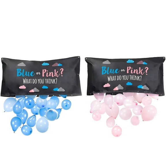 ACDANC 1 Set Gender Reveal Balloons Latex Balloons Party Balloons Pink Balloons Blue Balloons