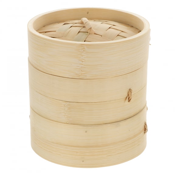ACDANC 1 Set Handmade Bamboo Steamer Cooking Tool Kitchen Food Steamer with Lid