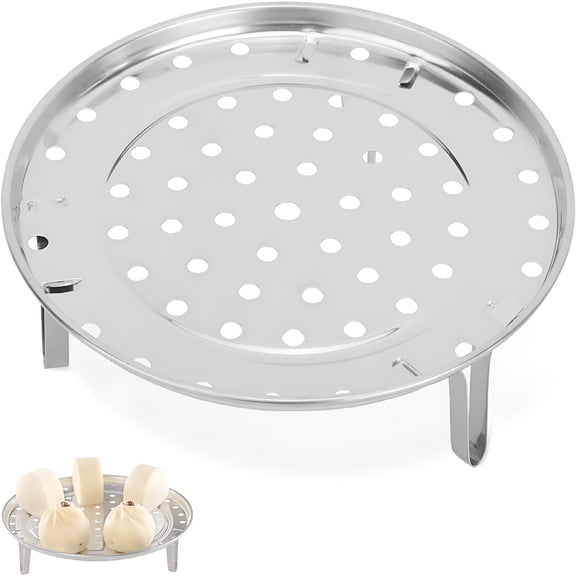 ACDANC 10-Inch Stainless Steel Steamer Rack, Canning Pot Trivet