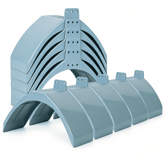 ACDANC 10-Pack Plastic Dove Rest Stand, Race Pigeon Dwell Perch Roost Holder(Grey, Pigeon Perch 10-Pack Stand Bundle)