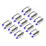 ACDANC 10 Pack Small Spotlight,Battery Operated Led Outdoor Lights,Led Wireless Miniature Spot Light for Artwork Painting,Jewelry Showcase Display,Closet,Diy Hand Craft Warm White