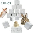 thumbnail image 1 of ACDANC 10 Pcs Rabbits Blocks 1 18 Bunny Teeth Grinding Stone Small Animal Mineral Calcium Stone Chews Toy for Hamsters Chinchillas and Parrot, 1 of 4