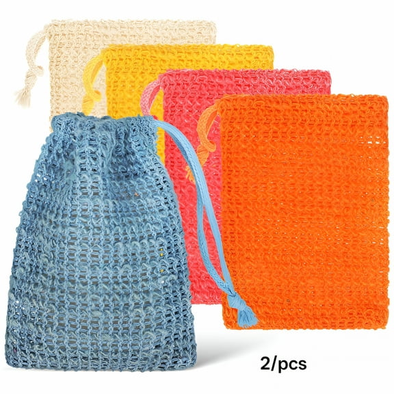 ACDANC 10 Pcs Soap Saver Bags Exfoliating Soap Pouches for Foaming and Drying Soap Bars,Soap Bags for Soap Bars