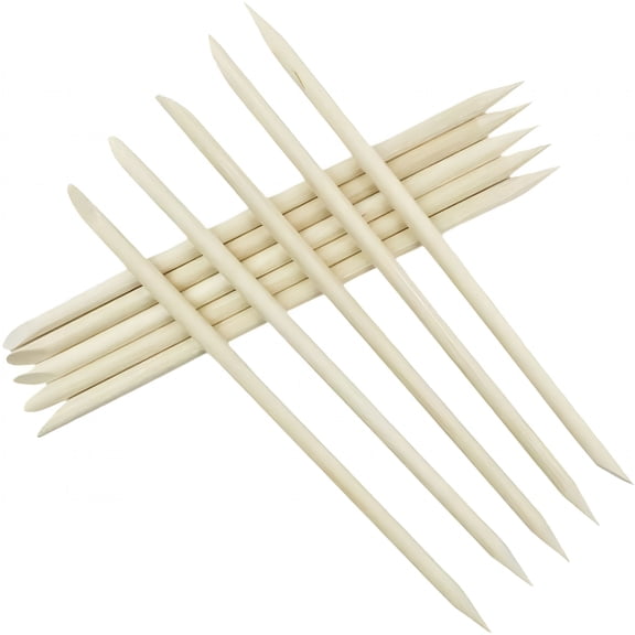 ACDANC 100 Pcs 4.3In Wooden Orange Sticks Nail Cuticle Stick for Pusher Remover Manicure Art Pedicure