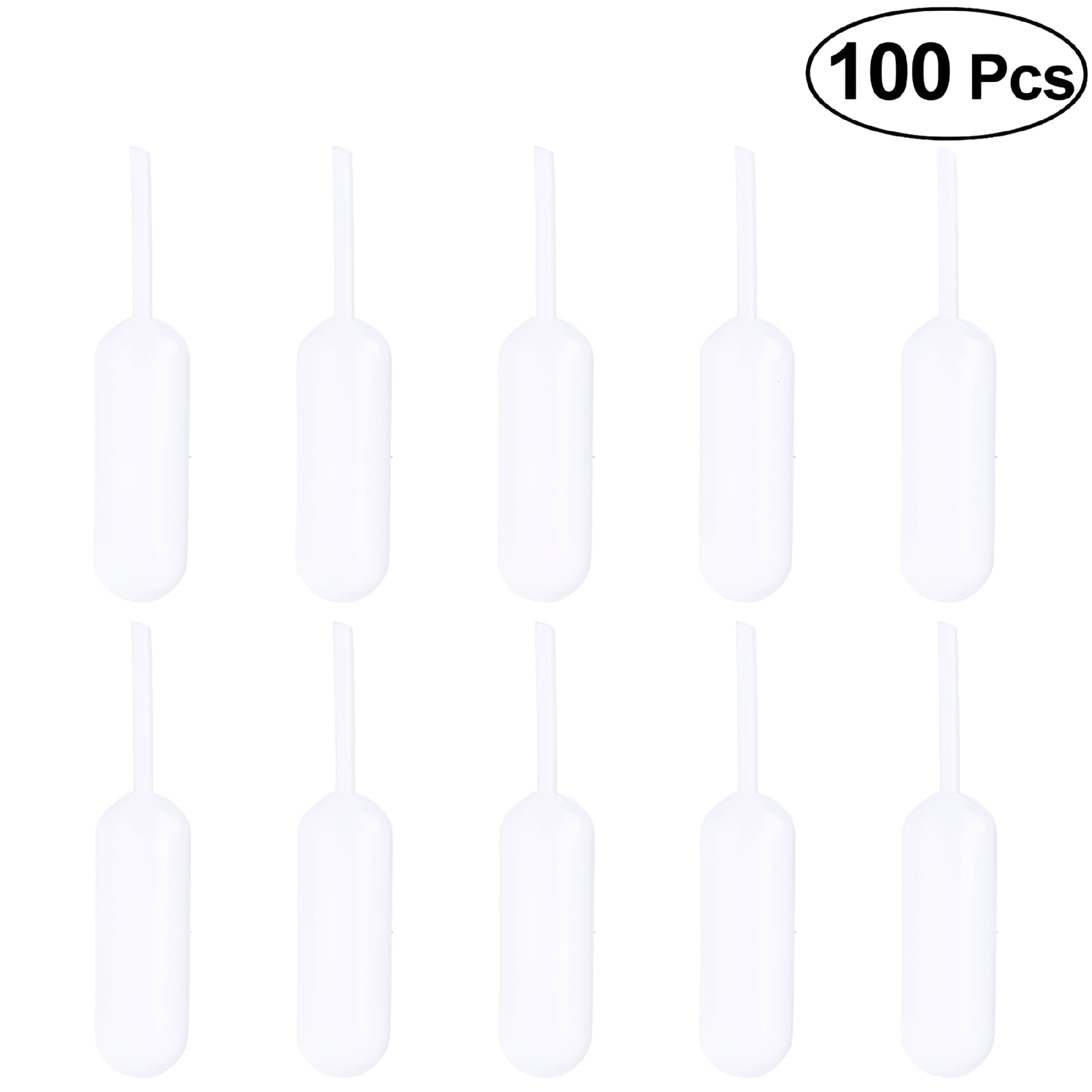 ACDANC 100 Pcs 4ml Disposable Plastic Long Column Liquid Dropper ...