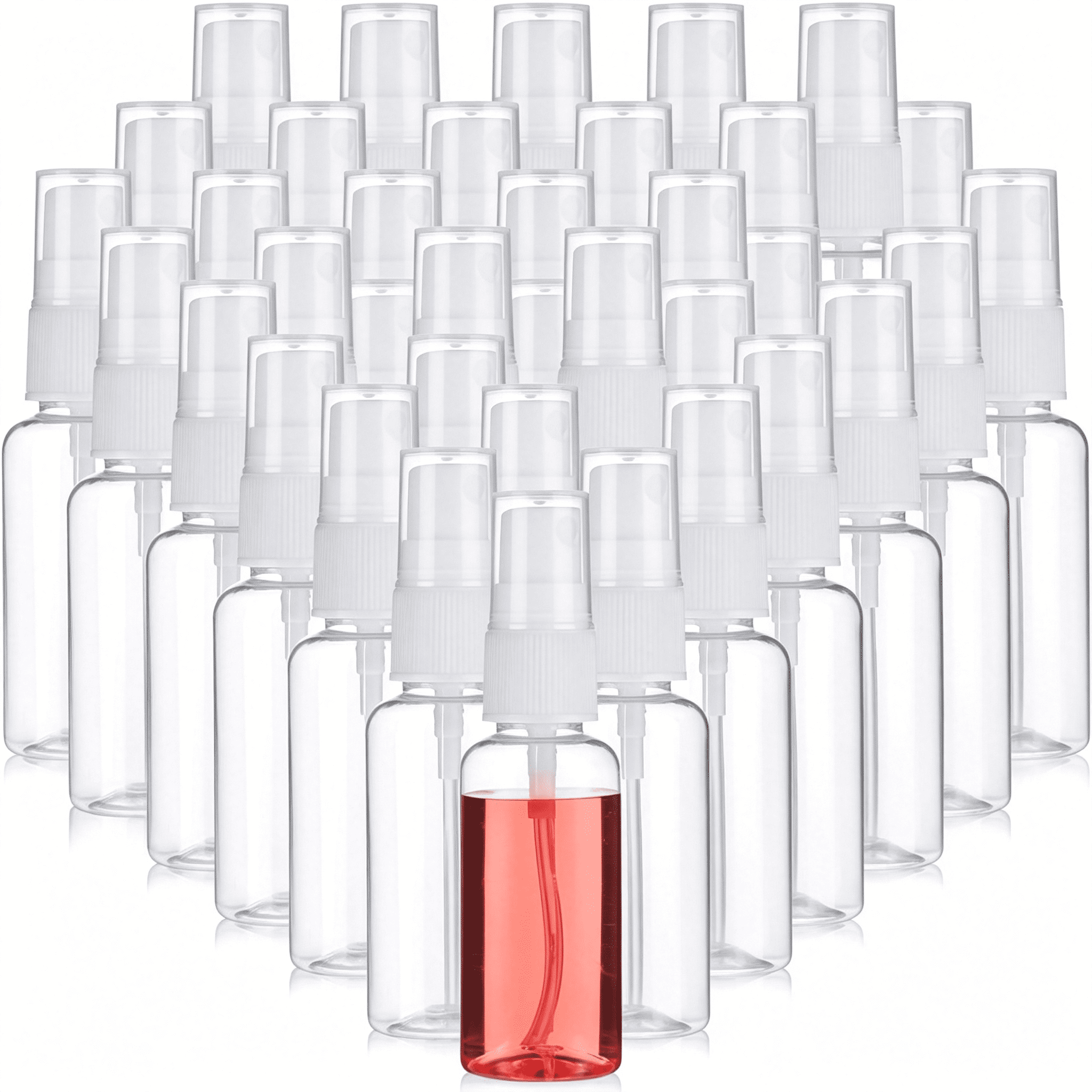 Mini Sprayed ACDANC 100 Pcs Mini Spray Bottles 1 Oz Clear Plastic Fine Mist Spray ...