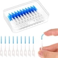 thumbnail image 1 of ACDANC 100 Pieces Interdental Brushes,Silicone Dental Floss Picks with Case,Blue Tooth Floss Picks for Teeth Cleaning, 1 of 7