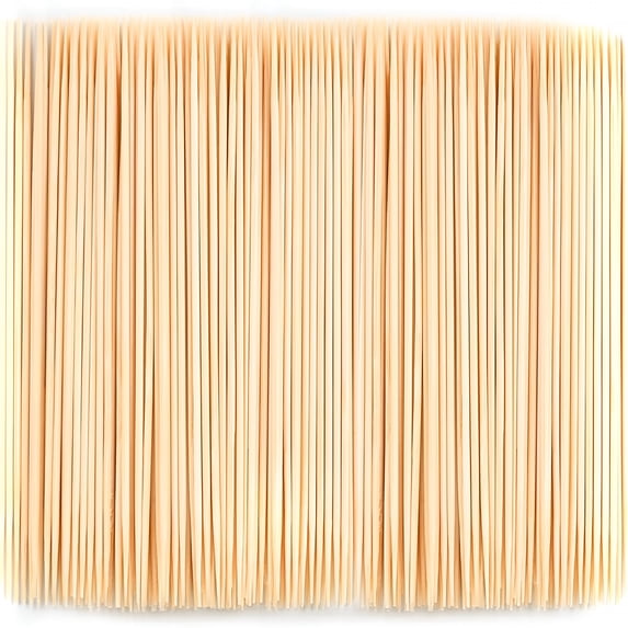 ACDANC 1000 Count Bamboo Toothpicks Barbecue,Fruits and Teeth Cleaning - Round Double-Pointed Wooden Toothpicks,For Appetizers,Olives