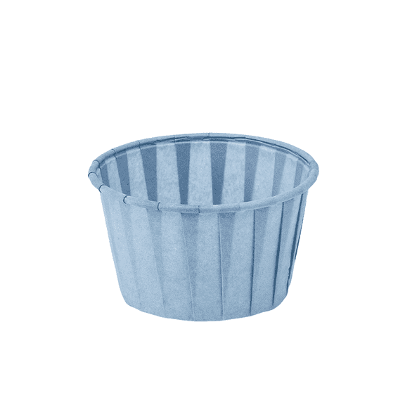 ACDANC 100Pcs Cupcake Box,Microwave Safe Cupcake Liners,Suitable for Bulk Commercial Use Eco-Friendly Materials Cake Box,Light Blue