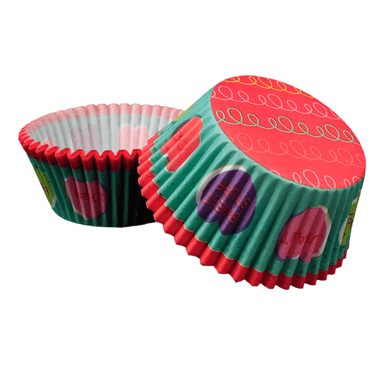 ACDANC 100Pcs Cupcake Liners,Oil-Resistant Design Cupcake Carrier,Lightweight and Portable Suitable for Festive Events Mini Muffin Liners,Colorful Lines