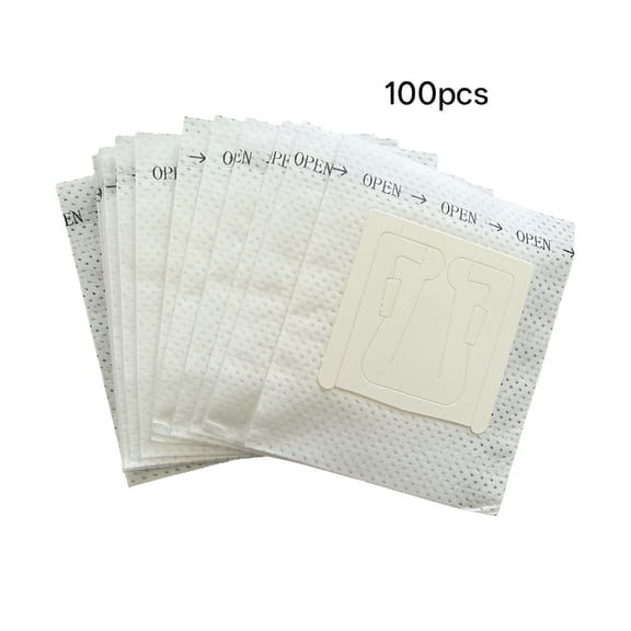 ACDANC 100Pcs Portable Coffee Filter Paper Bags, Single Serve Disposable Drip Coffee Filter Bag, Hanging Ear Brew Pouches for Travel, Camping, Home & Office