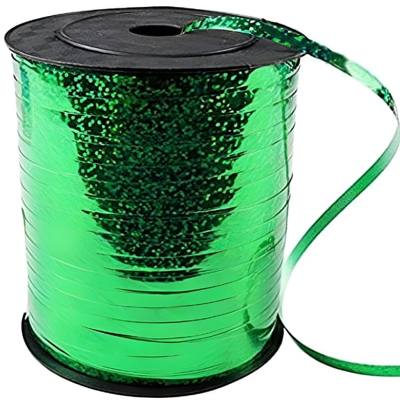 ACDANC 100Yards Silver Crimped Curling Ribbon Shiny Metallic Balloon String Roll Gift Wrapping Ribbon for Party Festival Art Craft Decor Florist Flowers Decoration