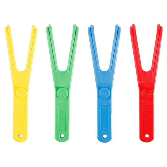 ACDANC 10Pcs Dental Floss Holder Y Shape Plastic Dental Floss Rack Reusable Floss Pick Holder Teeth Hygienicing Care Tool Without Dental Floss for Home Travel Oral Hygienicing