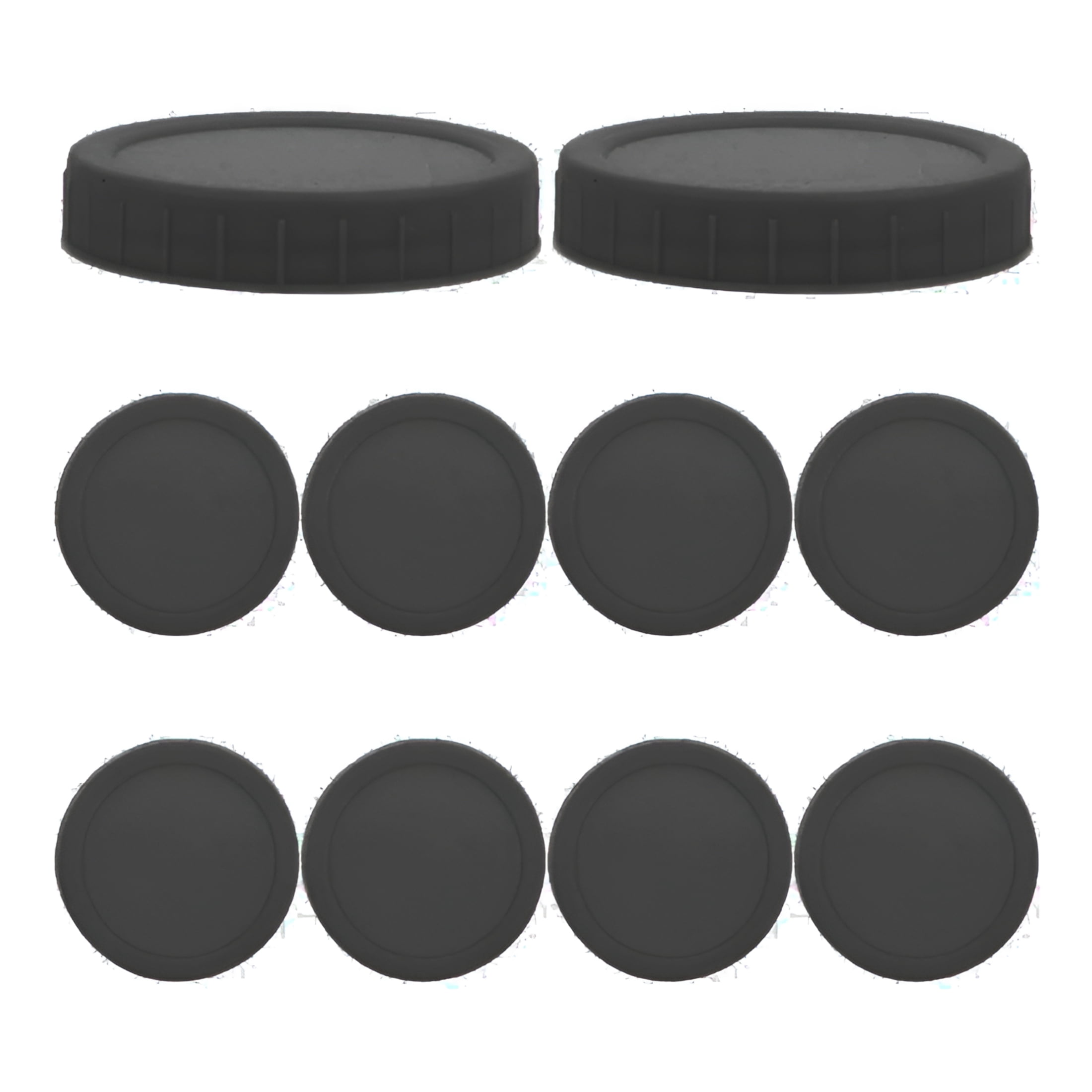 ACDANC 10Pcs Plastic Mason Jar Lids Thread Mason Jar Covers Wide Mouth ...