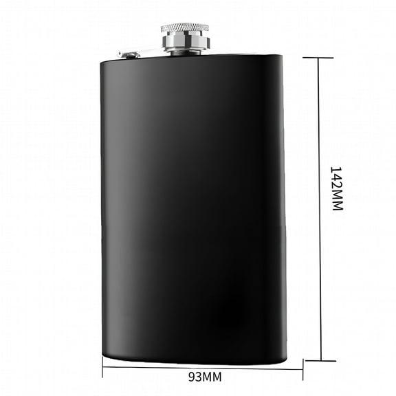 ACDANC 10oz Hip Flask Stainless Steel Whiskey Liquor Pocket Wine Bottle Large Capacity